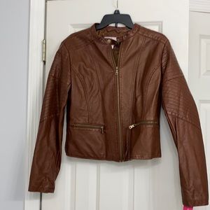 Women’s Large Brown Moto Jacket